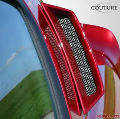2005-2009 Ford Mustang Couture Urethane CVX Window Scoop Louvers - 2 Piece - 104797
