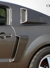 2005-2009 Ford Mustang Couture Urethane CVX Window Scoop Louvers - 2 Piece                                     - 104797 - Image 4