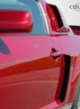 2005-2009 Ford Mustang Couture Urethane CVX Window Scoop Louvers - 2 Piece                                     - 104797 - Image 6