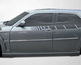 2005-2010 Dodge Magnum Chrysler 300 300C Couture Urethane Luxe Side Skirts Rocker Panels - 2 Piece