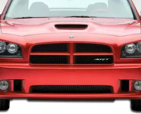 2006-2010 Dodge Charger Duraflex SRT Look Front Bumper Cover - 1 Piece