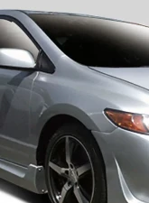 2006-2011 Honda Civic 2DR Duraflex TR-N Side Skirts Rocker Panels - 2 Piece                                     - 104930 - Image 2