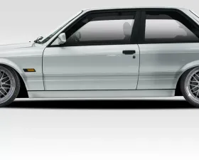 1984-1991 BMW 3 Series E30 2DR Duraflex M-Tech Side Skirts Rocker Panels - 2 Piece
