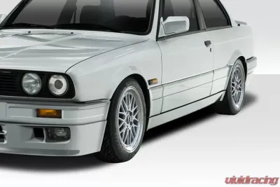 1984-1991 BMW 3 Series E30 2DR Duraflex M-Tech Side Skirts Rocker Panels - 2 Piece - 105046