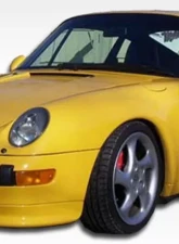 1995-1998 Porsche 993 Carrera C2 C4 Targa Duraflex RS Look Front Add Ons Spat Bumper Extensions - 2 Piece                                     - 105102 - Image 13