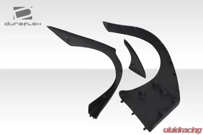 1984-1993 Mercedes 190 W201 Duraflex Evo 2 Wide Body Fender Flares - 6 Piece - 105372