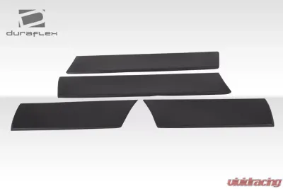 1984-1993 Mercedes 190 W201 Duraflex Evo 2 Wide Body Door Caps - 4 Piece - 105373