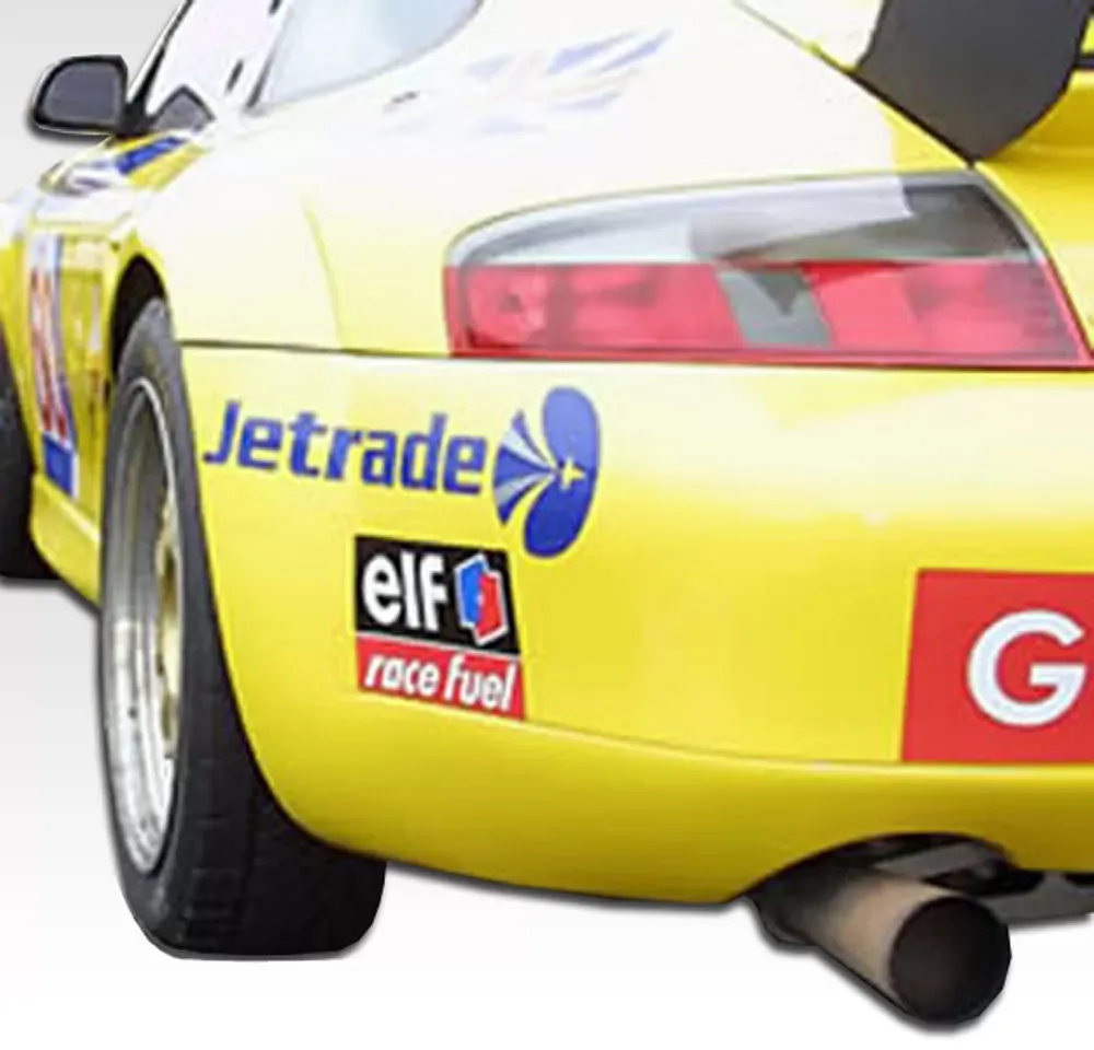 1999-2001 Porsche 996 Carrera C2 C4 Duraflex GT3-R Look Wide Body Rear Fender Flares - 2 Piece - 105405