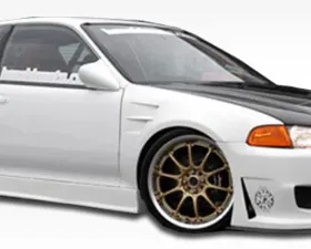 1992-1995 Honda Civic HB Duraflex B-2 Side Skirts Rocker Panels - 2 Piece