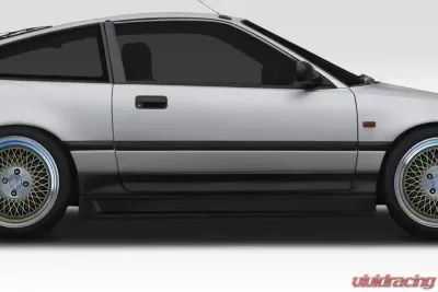 1988-1991 Honda CR-X Duraflex B-2 Side Skirts Rocker Panels - 2 Piece - 105548