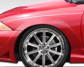 1995-1999 Chevrolet Cavalier 2DR Duraflex Millennium Wide Body Front Fender Flares - 2 Piece (S)