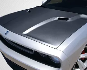 2008-2023 Dodge Challenger Carbon Creations SRT Look Hood - 1 Piece