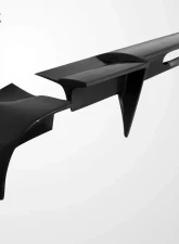 2005-2009 Ford Mustang Couture Urethane Demon Wing Trunk Lid Spoiler - 3 Piece                                     - 105801 - Image 4