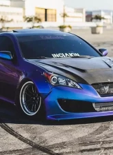 2010-2012 Hyundai Genesis Coupe 2DR Duraflex Circuit Front Bumper Cover - 1 Piece                                     - 105828 - Image 3