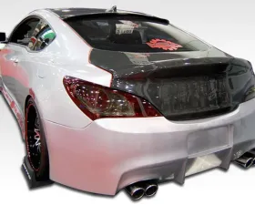 2010-2016 Hyundai Genesis Coupe 2DR Duraflex Circuit Rear Bumper Cover - 1 Piece