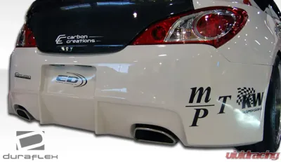 2010-2016 Hyundai Genesis Coupe 2DR Duraflex Circuit Rear Bumper Cover - 1 Piece - 105830