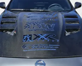 2009-2020 Nissan 370Z Z34 Carbon Creations Circuit Hood - 1 Piece