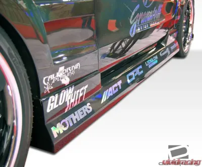 2005-2014 Ford Mustang Duraflex Circuit Side Skirts Rocker Panels - 2 Piece - 105858