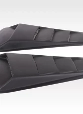 2010-2014 Ford Mustang Duraflex Circuit Window Scoop Louvers - 2 Piece                                     - 105867 - Image 5