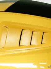 2010-2014 Ford Mustang Duraflex Circuit Window Scoop Louvers - 2 Piece                                     - 105867 - Image 2