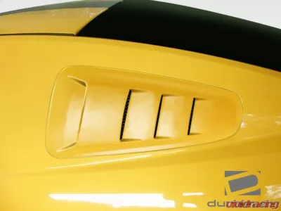 2010-2014 Ford Mustang Duraflex Circuit Window Scoop Louvers - 2 Piece - 105867