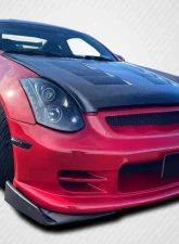2003-2007 Infiniti G Coupe G35 Carbon Creations Dritech TS-1 Hood - 1 Piece                                     - 105884 - Image 6