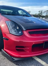 2003-2007 Infiniti G Coupe G35 Carbon Creations Dritech TS-1 Hood - 1 Piece                                     - 105884 - Image 2