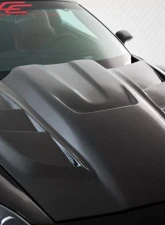 2005-2013 Chevrolet Corvette C6 Carbon Creations Dritech ZR Edition 2 Hood - 1 Piece                                     - 106142 - Image 2
