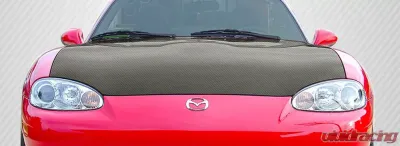 1999-2005 Mazda Miata Carbon Creations OEM Look Hood - 1 Piece - 106195