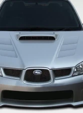 2006-2007 Subaru Impreza WRX STI Duraflex GT Concept Hood - 1 Piece                                     - 106235 - Image 3