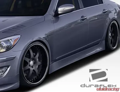 2009-2014 Hyundai Genesis 4DR Duraflex Executive Side Skirts Rocker Panels - 2 Piece - 106370