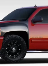 2007-2013 Chevrolet Silverado Duraflex 4.5" Off Road Bulge Front Fenders - 2 Piece                                     - 106467 - Image 7