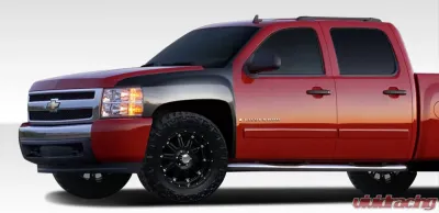 2007-2013 Chevrolet Silverado Duraflex 4.5" Off Road Bulge Front Fenders - 2 Piece - 106467