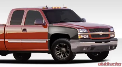 2003-2006 Chevrolet Silverado Duraflex 4" Off Road Bulge Front Fenders - 2 Piece - 106468