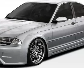 1999-2005 BMW 3 Series E46 4DR Duraflex I-Design Wide Body Front Fender Flares - 2 Piece
