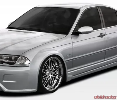 1999-2005 BMW 3 Series E46 4DR Duraflex I-Design Wide Body Front Fender Flares - 2 Piece - 106514