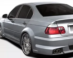 1999-2005 BMW 3 Series E46 4DR Duraflex I-Design Wide Body Rear Fender Flares - 2 Piece