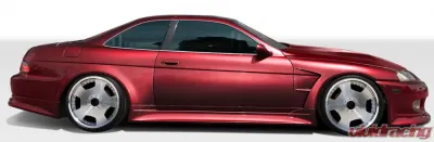 1992-2000 Lexus SC Series SC300 SC400 Duraflex V-Speed Wide Body Side Skirts Rocker Panels - 2 Piece - 106572
