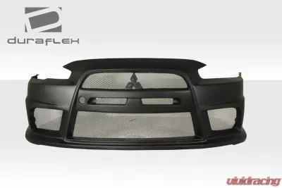2008-2017 Mitsubishi Lancer Duraflex Evo X Look Front Bumper Cover - 1 Piece - 106953
