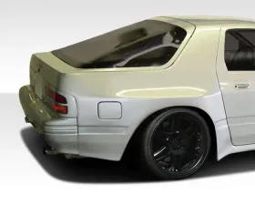 1986-1991 Mazda RX-7 Duraflex MTP Wide Body Rear Fender Flares - 2 Piece