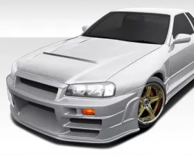 1989-1994 Nissan Skyline 2DR R32 Duraflex R324 Conversion Front Bumper Cover - 1 Piece