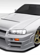 1989-1994 Nissan Skyline 2DR R32 Duraflex R324 Conversion Front Bumper Cover - 1 Piece                                     - 106600 - Image 6