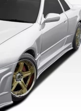 1989-1994 Nissan Skyline 2DR R32 Duraflex R324 Conversion Side Skirts Rocker Panels - 2 Piece                                     - 106601 - Image 6