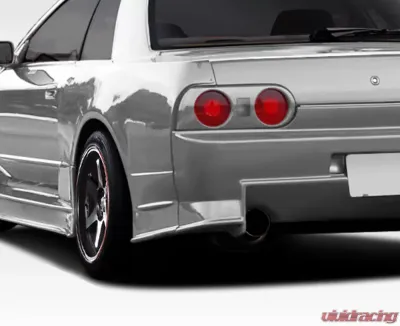 1989-1994 Nissan Skyline 2DR R32 Duraflex R324 Conversion Rear Fender Flares - 2 Piece - 106604