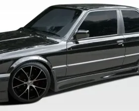 1984-1991 BMW 3 Series E30 Duraflex GT-S Side Skirts Rocker Panels - 2 Piece