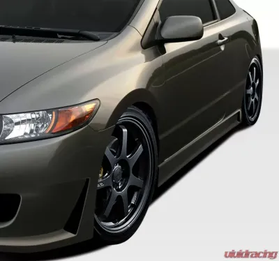 2006-2011 Honda Civic 2DR Duraflex B-2 Side Skirts Rocker Panels - 2 Piece - 106856