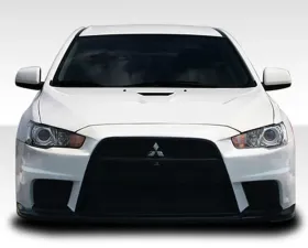 2008-2017 Mitsubishi Lancer Duraflex Evo X Look Front Bumper Cover - 1 Piece