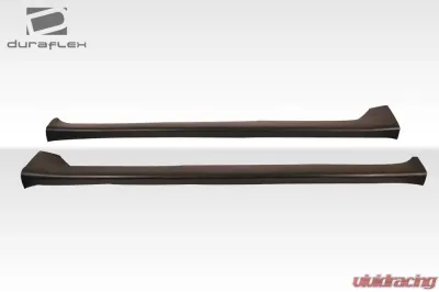 2008-2017 Mitsubishi Lancer Duraflex Evo X Look Side Skirts Rocker Panels - 2 Piece - 106954