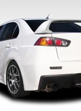 2008-2017 Mitsubishi Lancer Duraflex Evo X Look Rear Bumper Cover - 1 Piece                                     - 106955 - Image 6