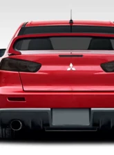 2008-2017 Mitsubishi Lancer Duraflex Evo X Look Rear Bumper Cover - 1 Piece                                     - 106955 - Image 2